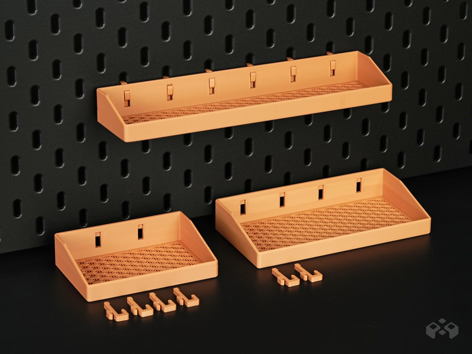 #31 Skadis Shelf Tray - Asanoha Pegboard Organizer — vue 11