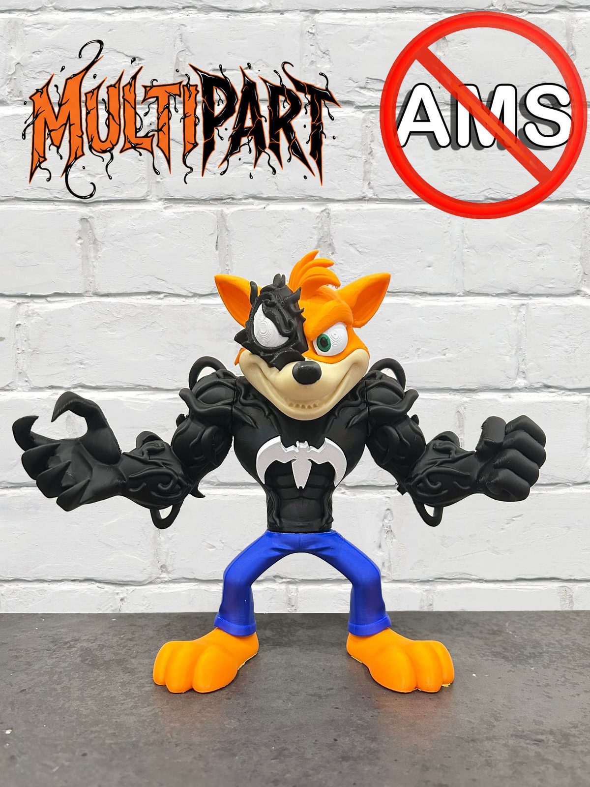 #33 Crash Venomized - - Multiparts — vue 3