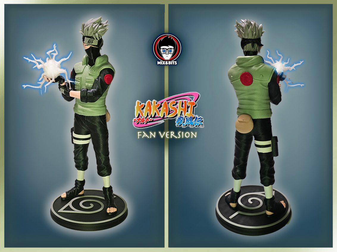 #33 Kakashi fanart (same scale as our Naruto) 42 cm — vue 4