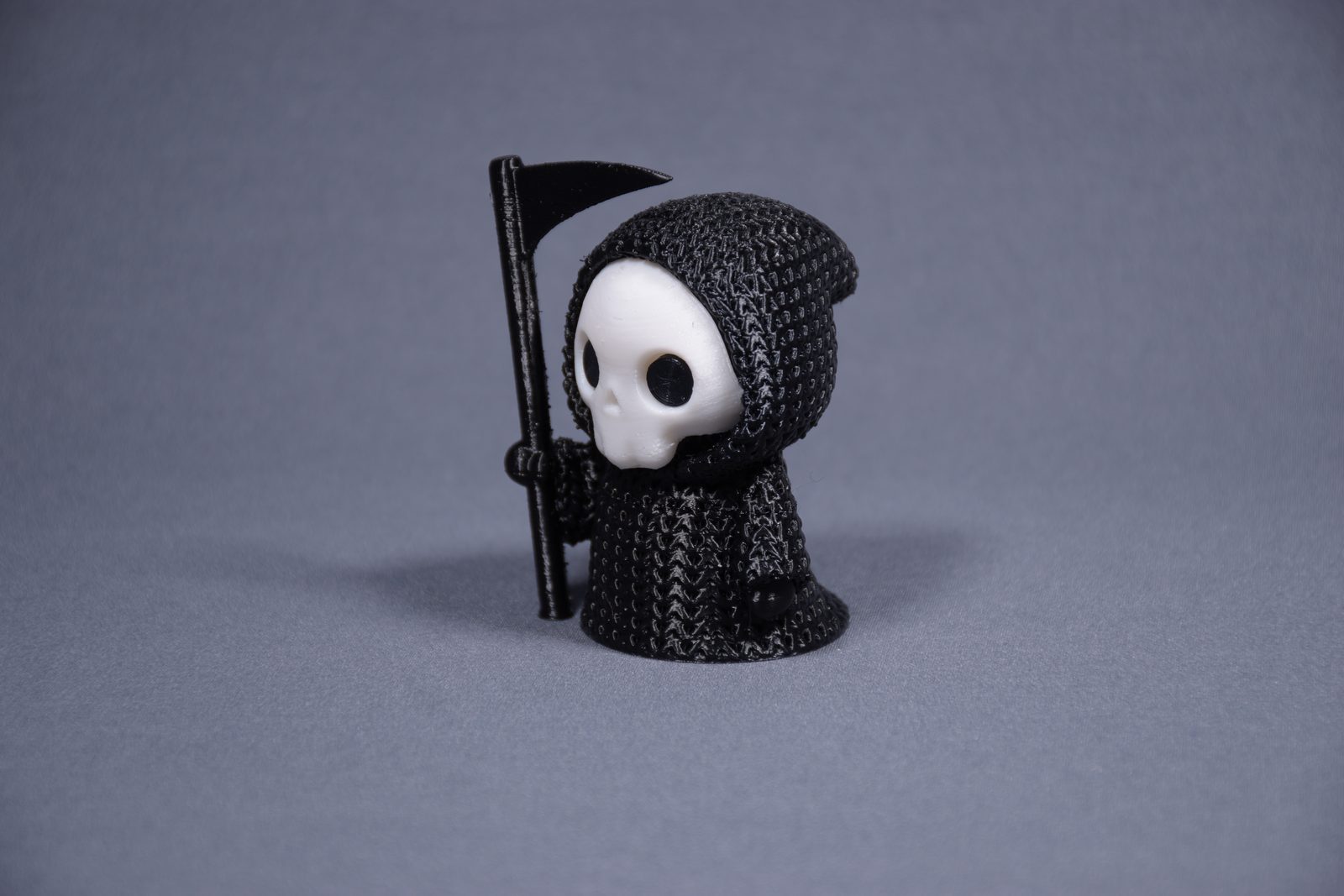 #34 Knitted Halloween Grim Reaper — vue 3
