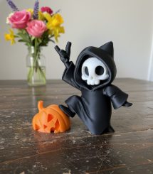 #35 Kawaii Grim Reaper with Pumpkin – Spooky Halloween — vue 3