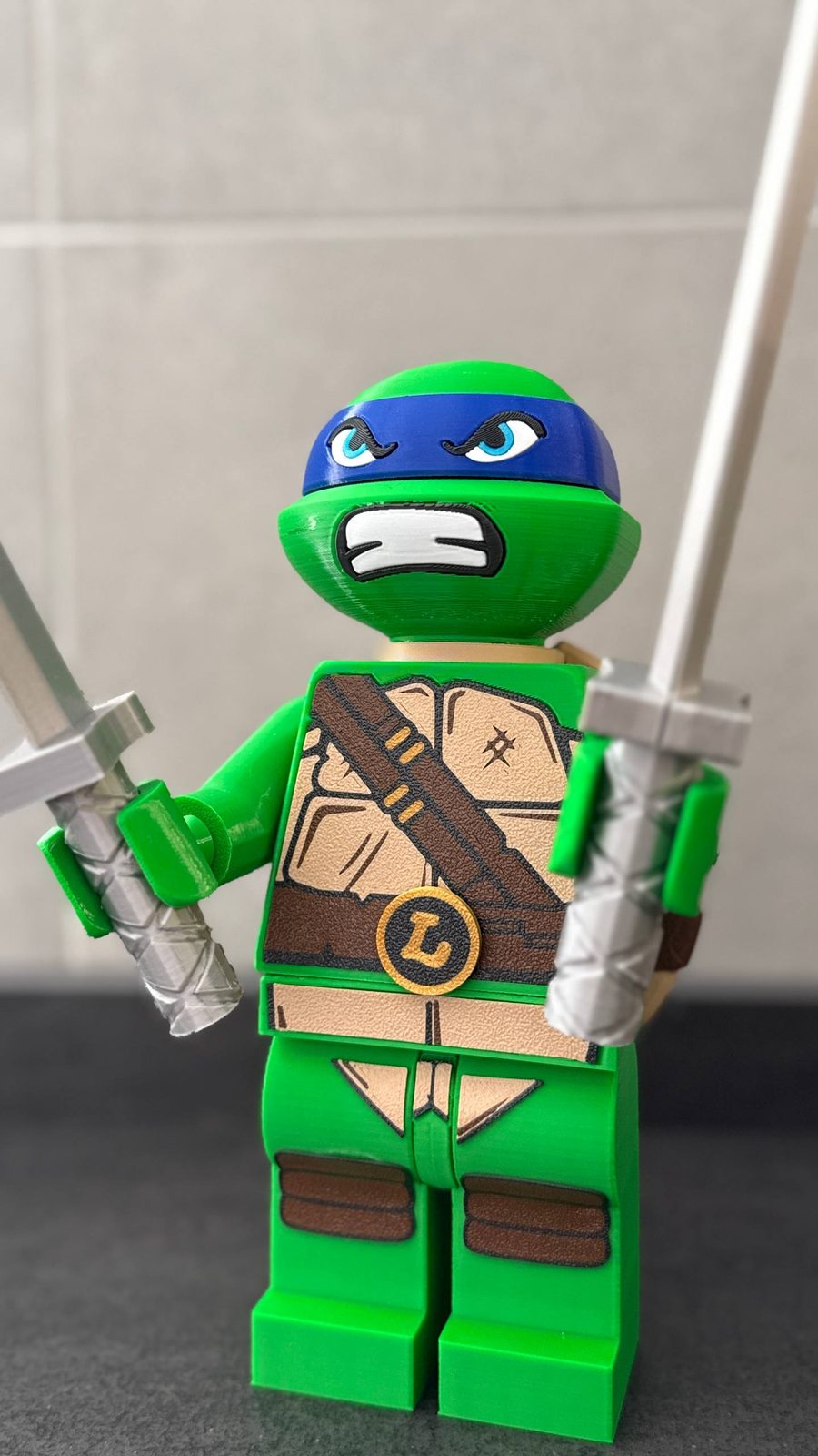 #35 Leonardo NinjaTurtles brick-style - 500% — vue 4