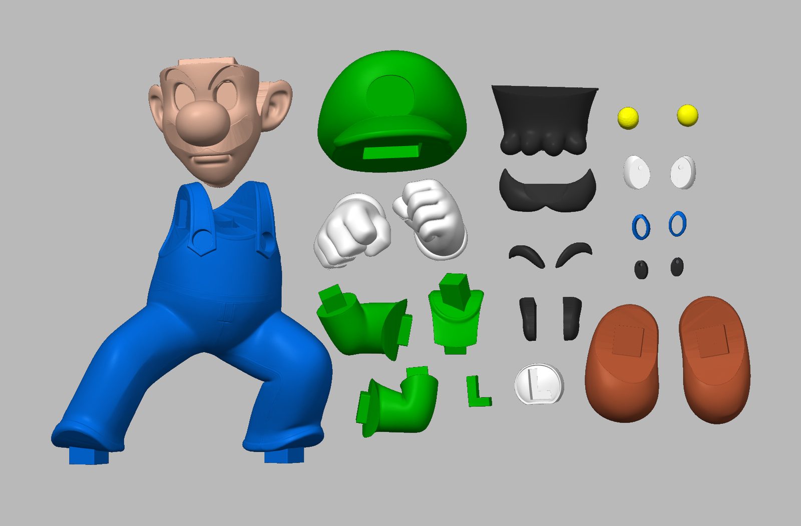 #35 Luigi- Super Mario Movie — vue 3