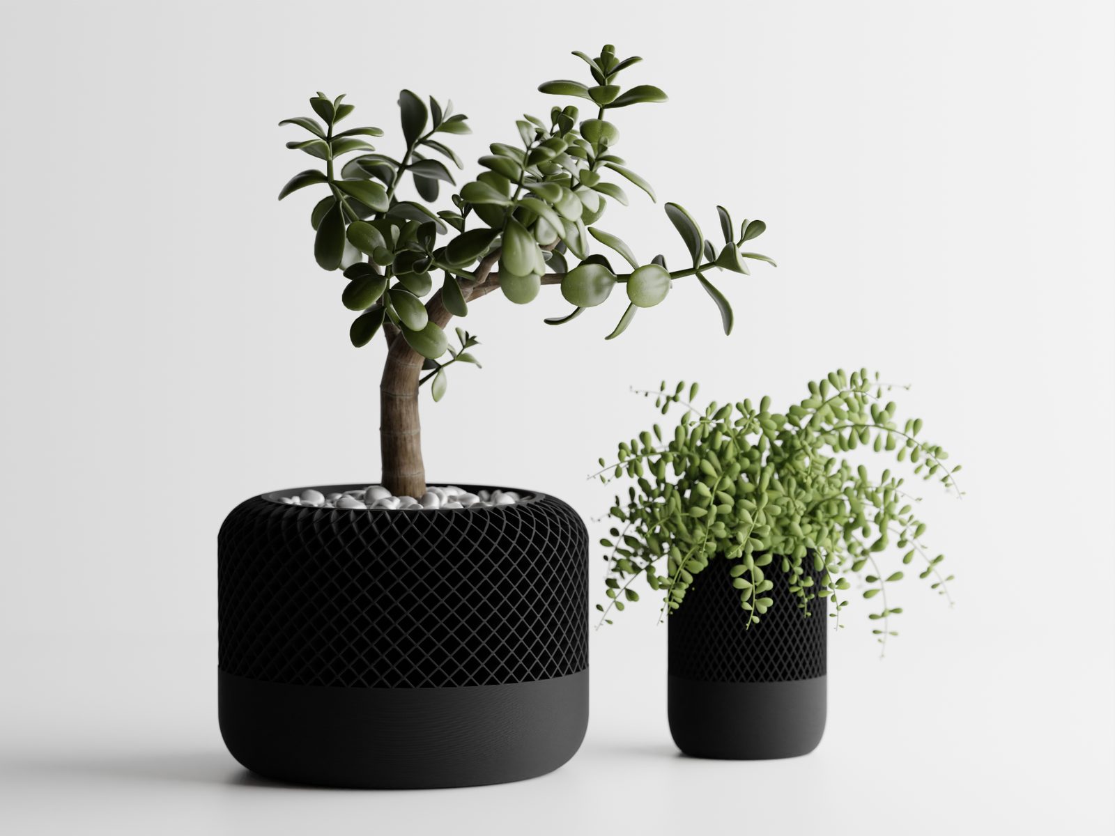 #35 Modern Apple Home Pod Style Plant Pot Vases — vue 3
