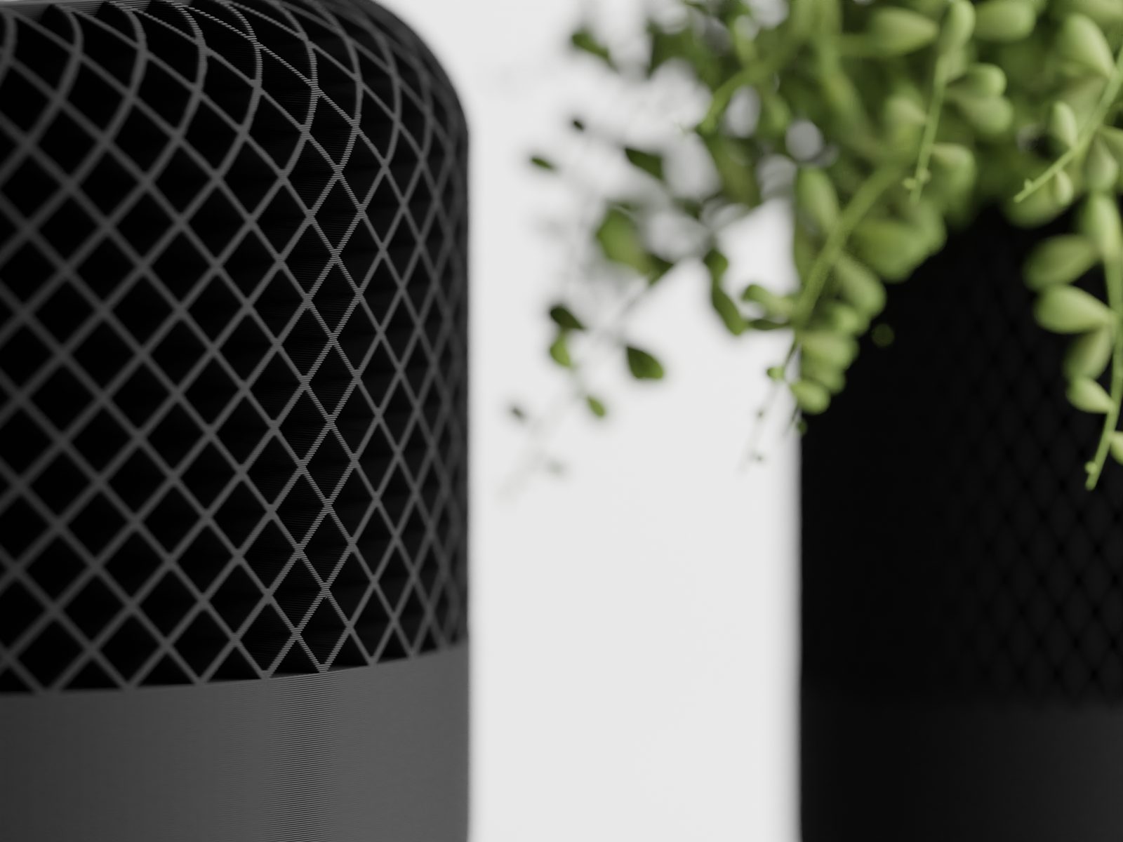 #35 Modern Apple Home Pod Style Plant Pot Vases — vue 13