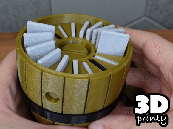 #36 Barrel Storage for Nintendo Switch Game Cartridges — vue 3