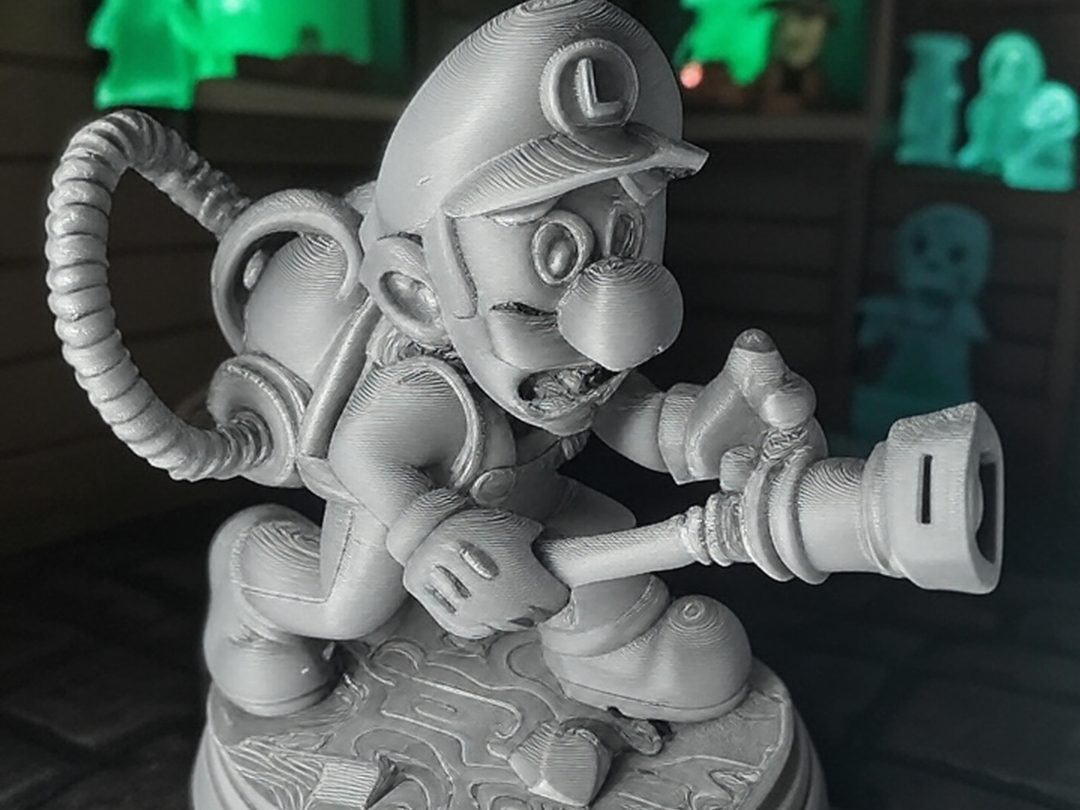 #36 Luigi torche Luigi Mansion Nintendo — vue 3