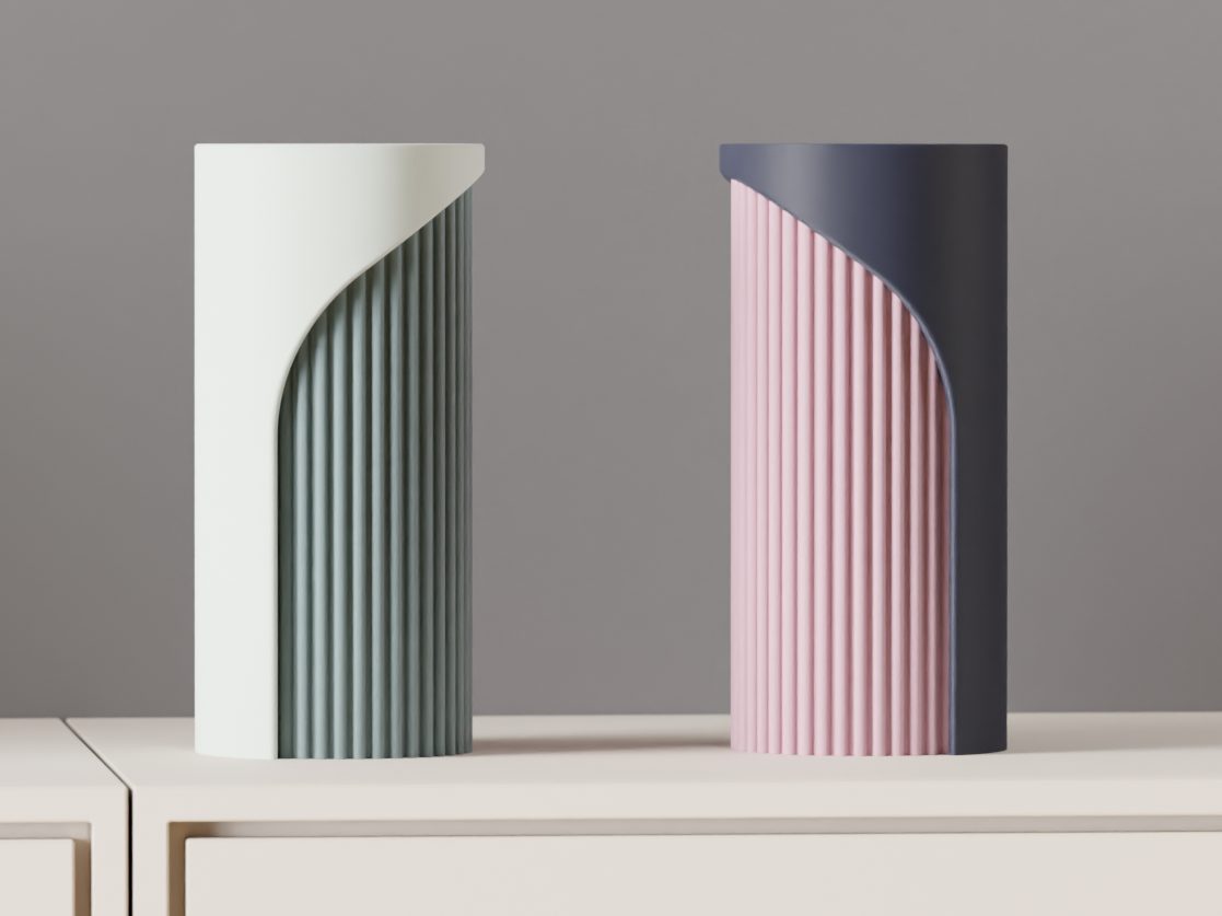 #36 Modern Two Part Vase with interlocking design — vue 3