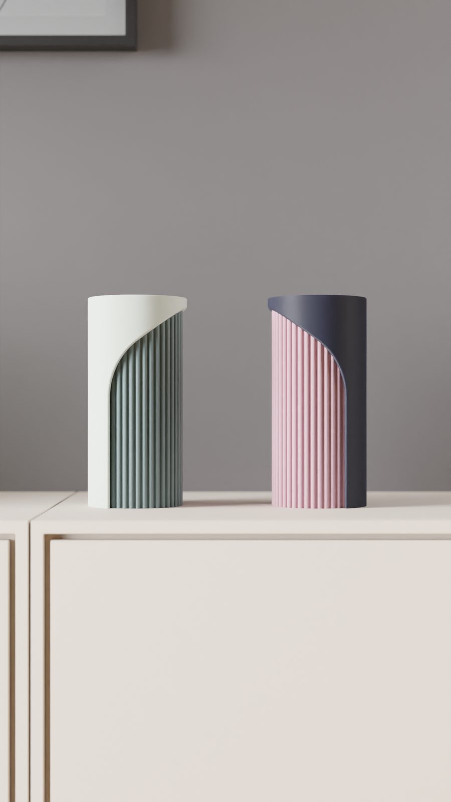 #36 Modern Two Part Vase with interlocking design — vue 4