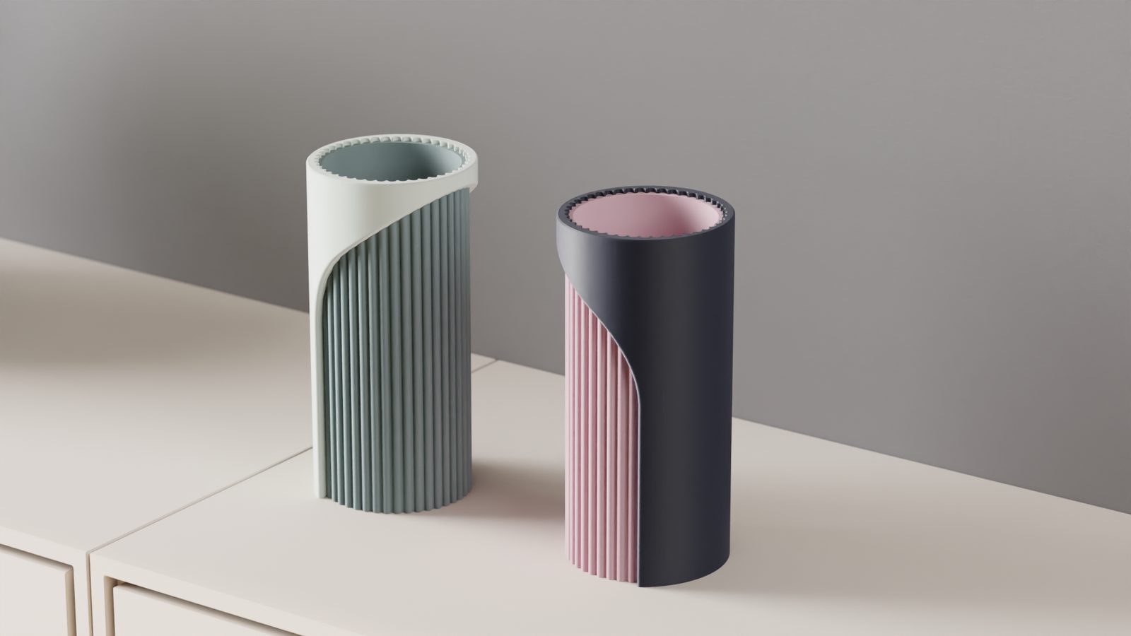 #36 Modern Two Part Vase with interlocking design — vue 9