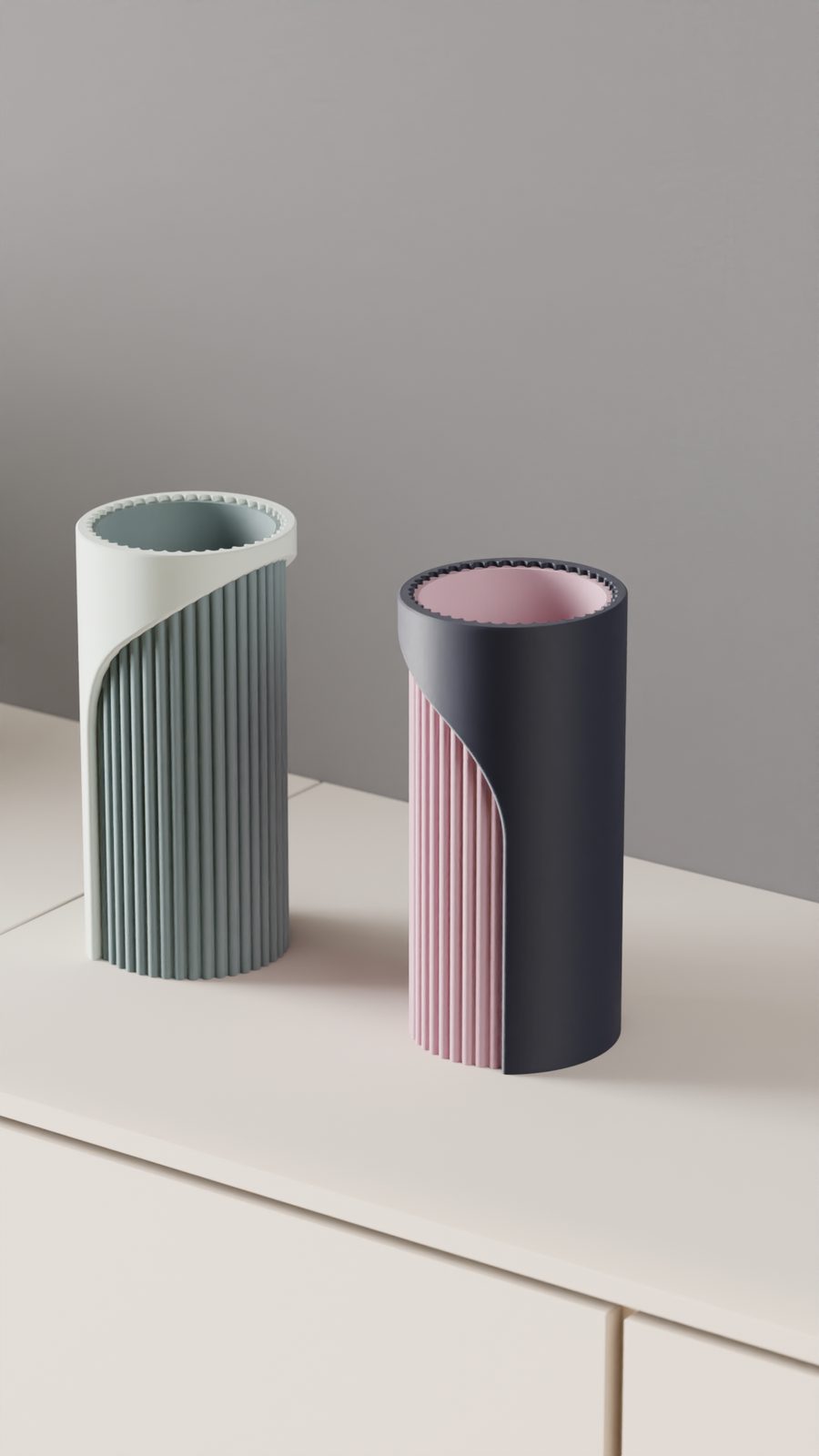 #36 Modern Two Part Vase with interlocking design — vue 10