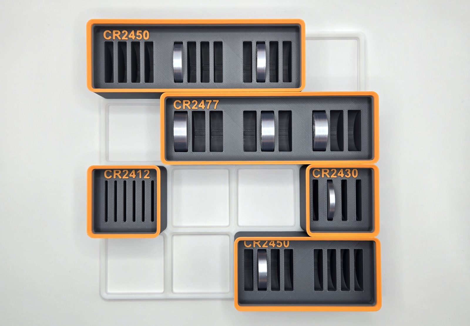 #37 CR24xx Coin Battery Storage for Gridfinity — vue 5