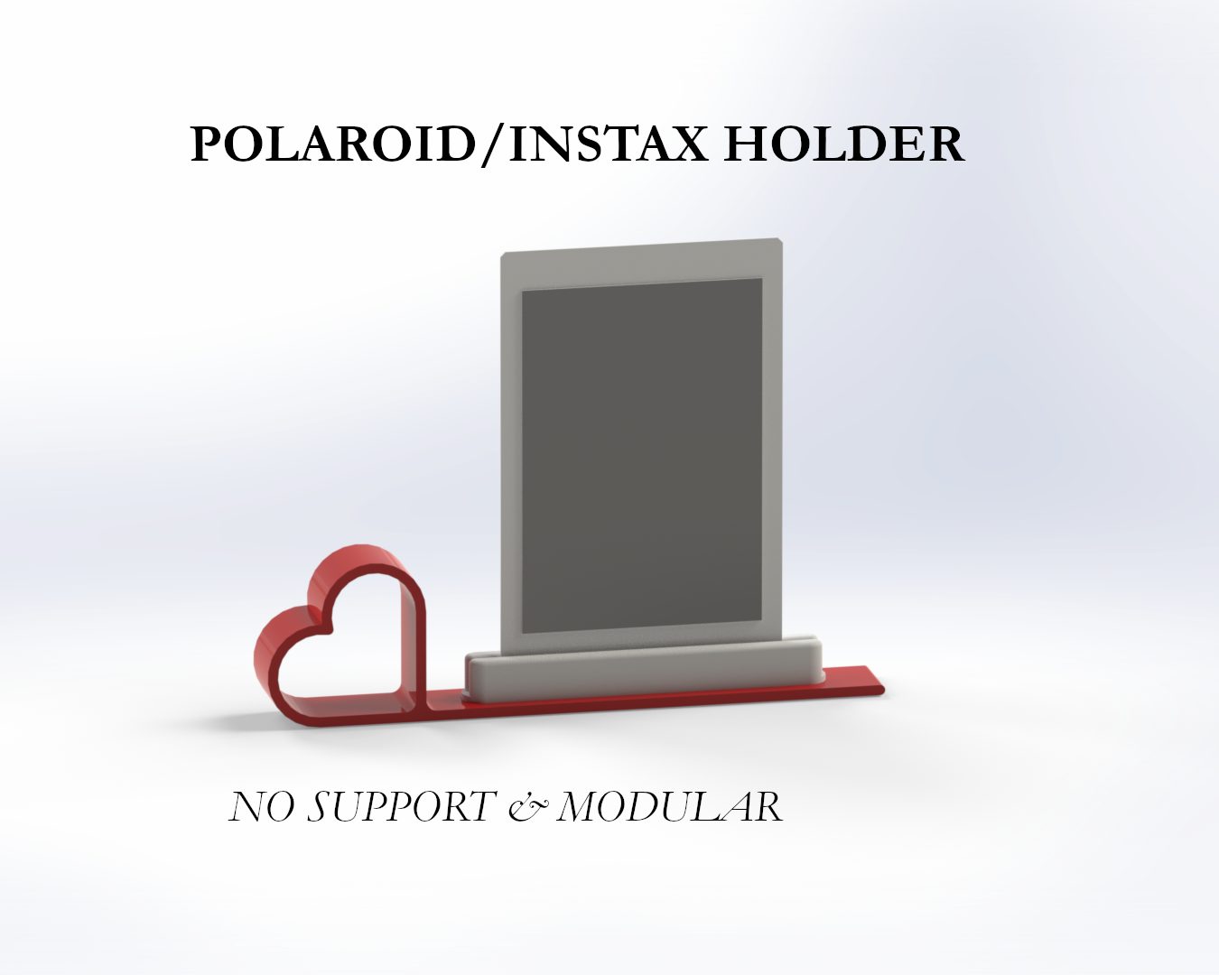 #38 Polaroid Instax photo holder HEARTH — vue 2