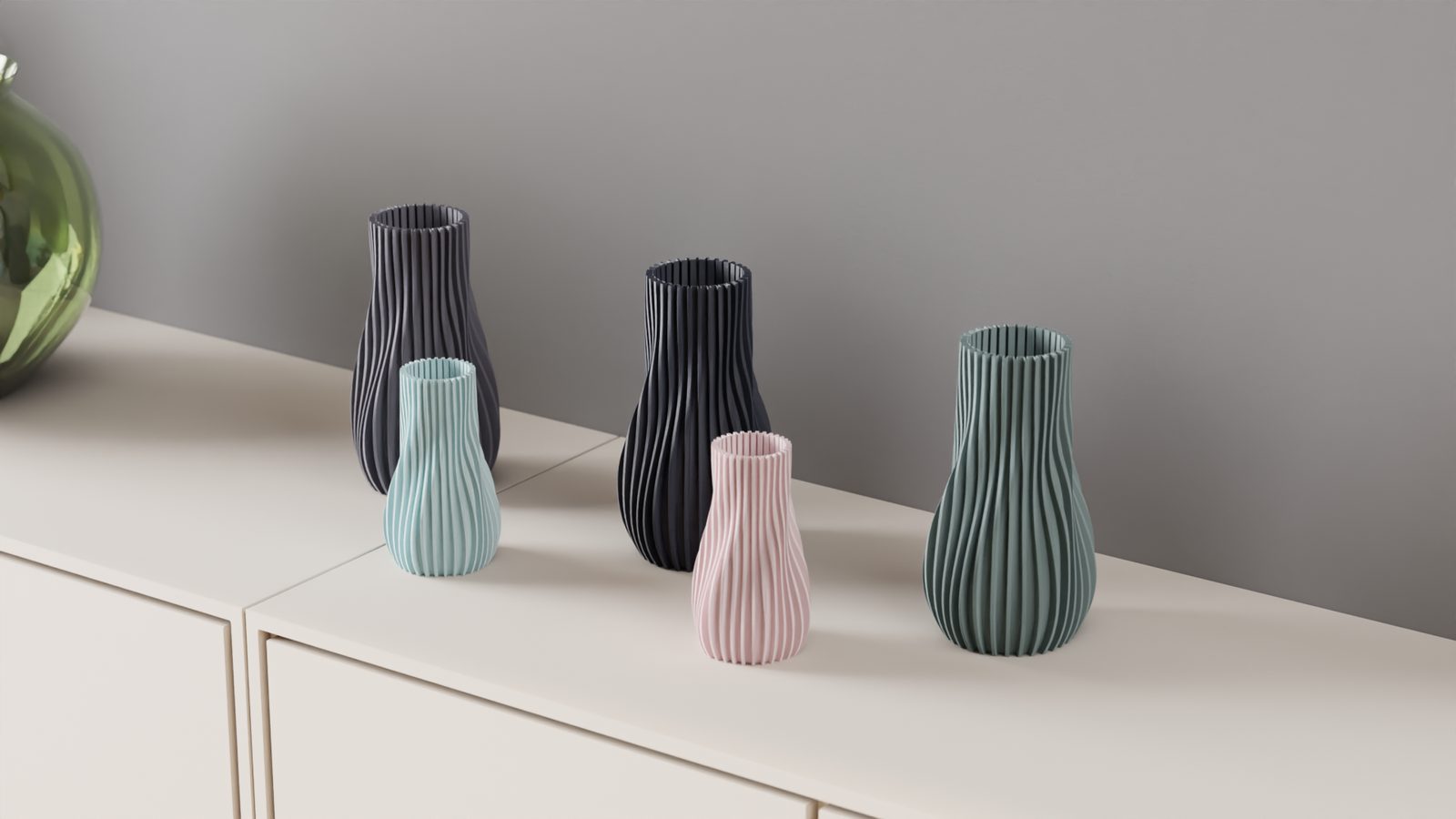 #41 Vase. Modern Flowing Sculptural Vase — vue 12