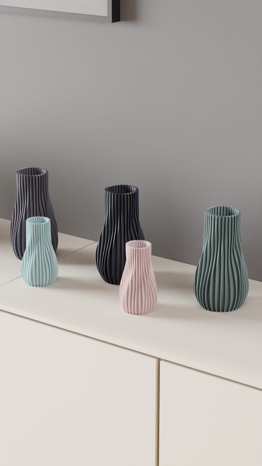 #41 Vase. Modern Flowing Sculptural Vase — vue 13