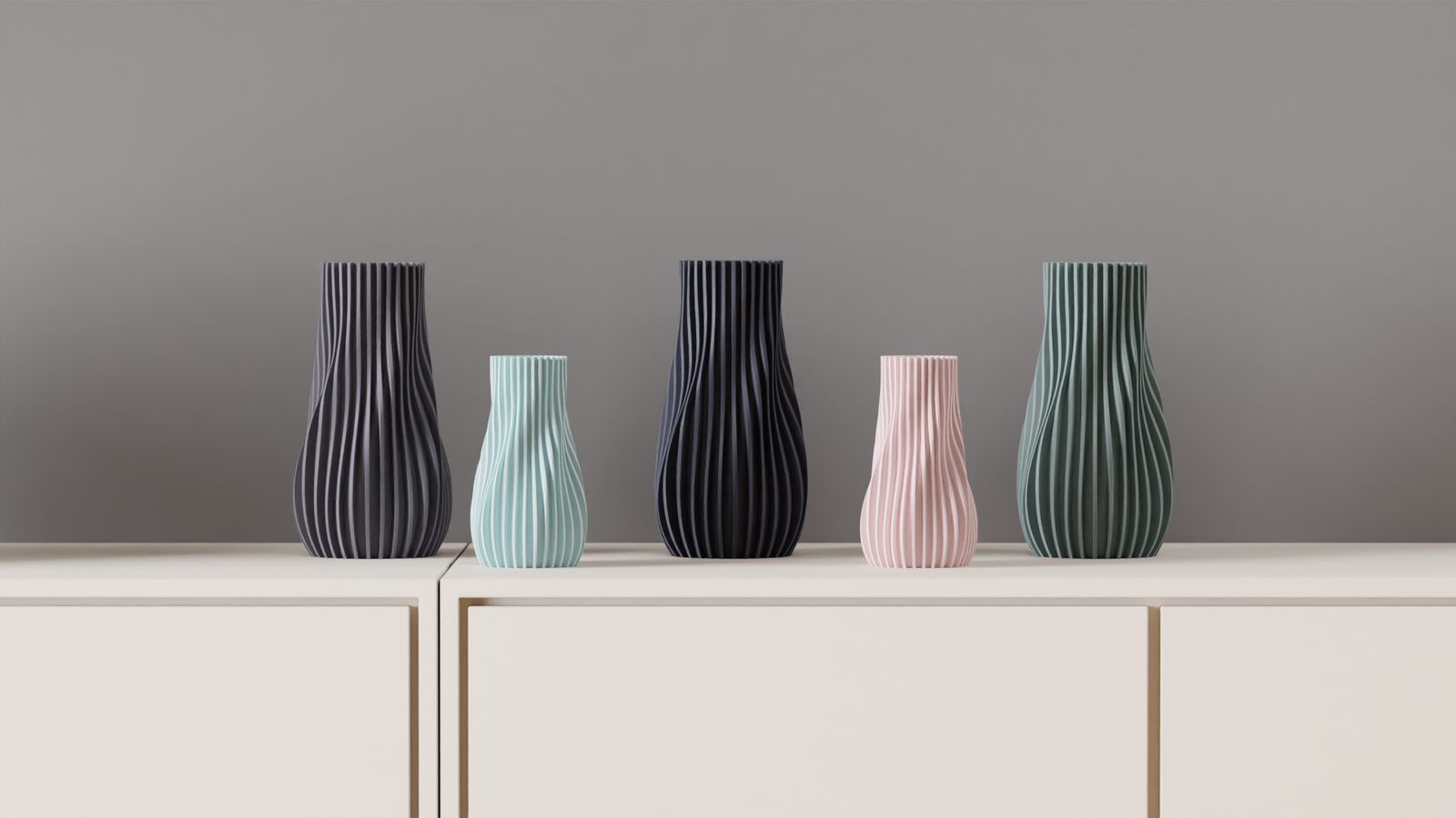 #41 Vase. Modern Flowing Sculptural Vase — vue 14