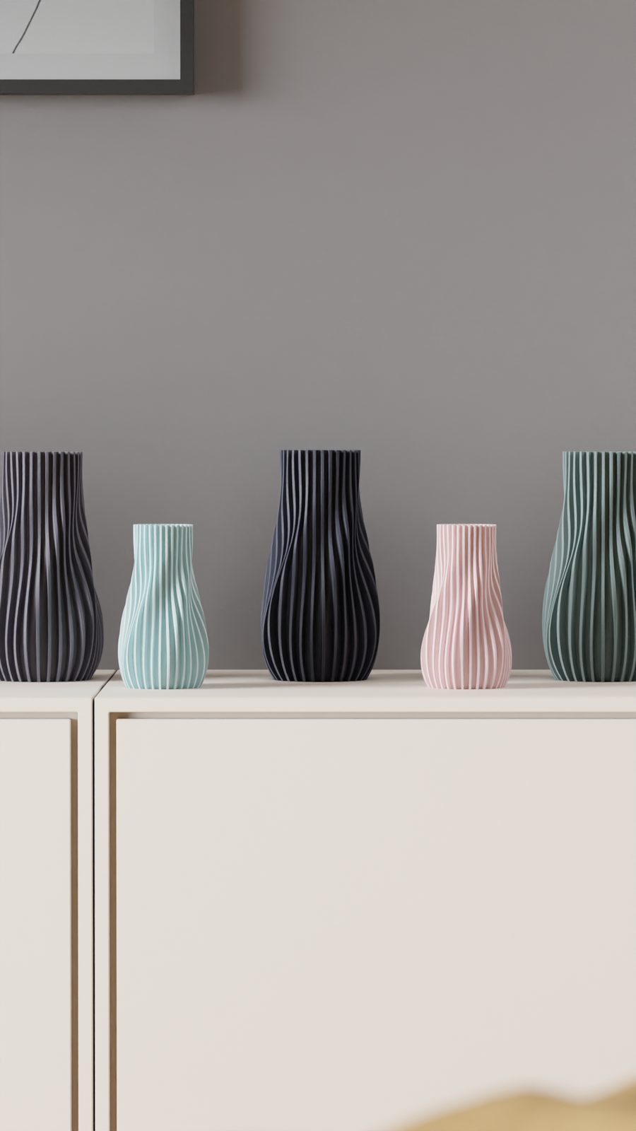 #41 Vase. Modern Flowing Sculptural Vase — vue 15