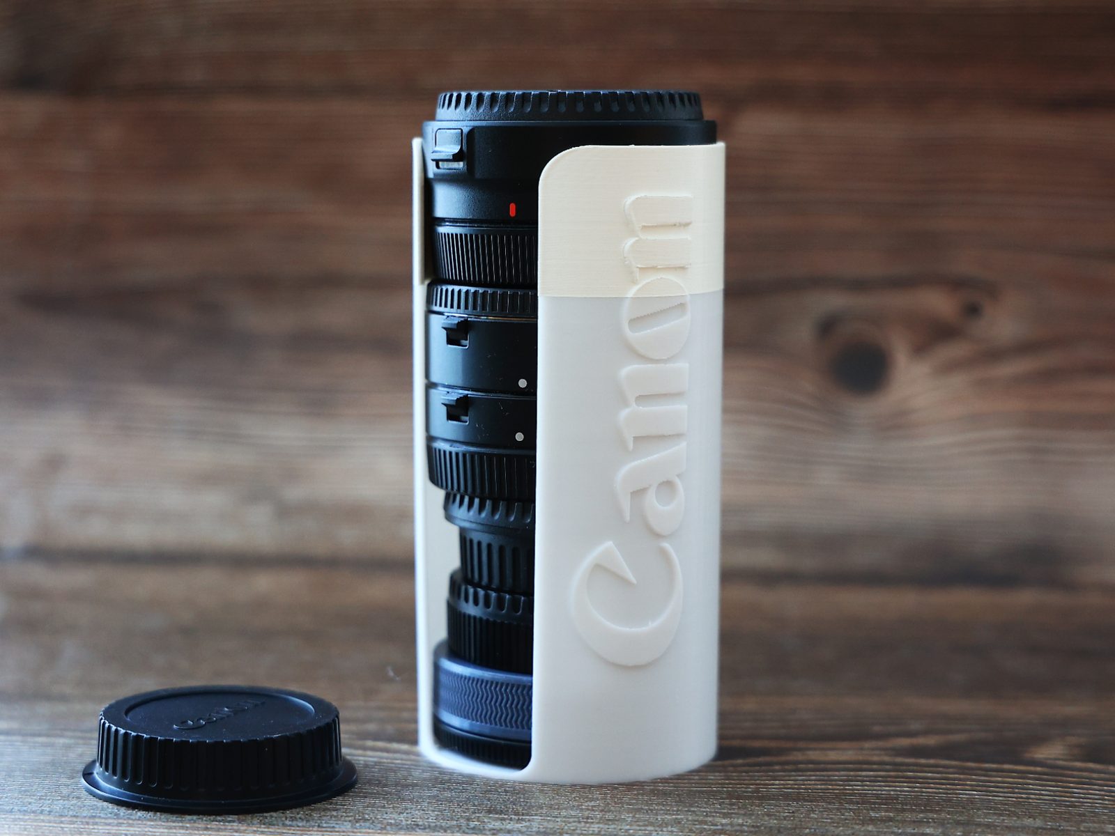 #43 Canon Lens Cap EF RF Adapter Storage Organizer — vue 1