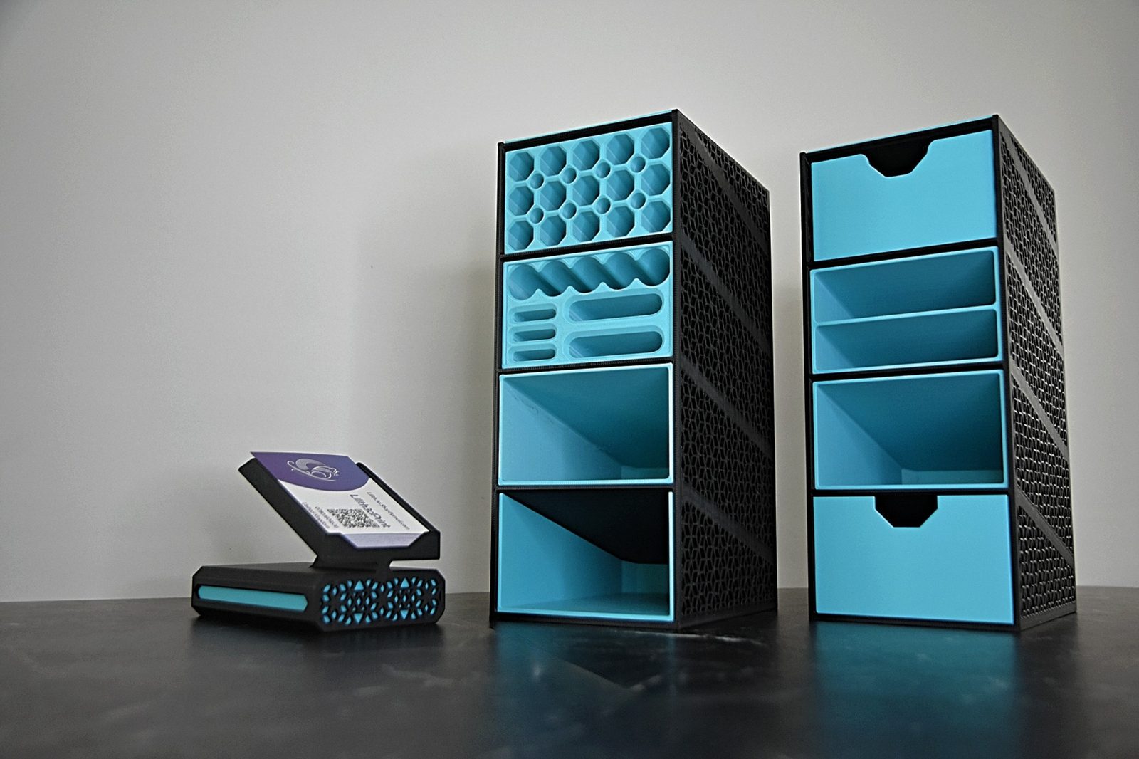 #43 Large Kumiko Desk Organizer Tower — vue 7