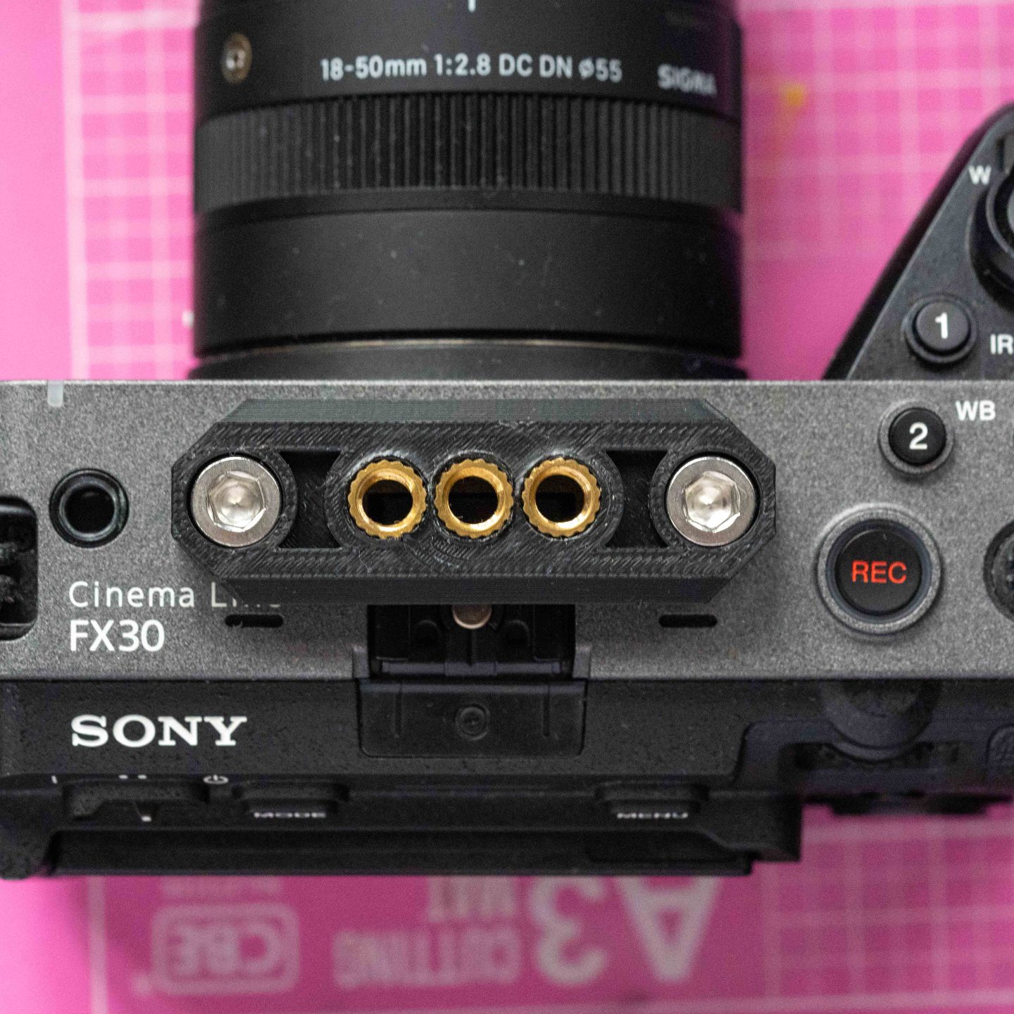 #46 Sony FX30 Nato Rails V2 — vue 2