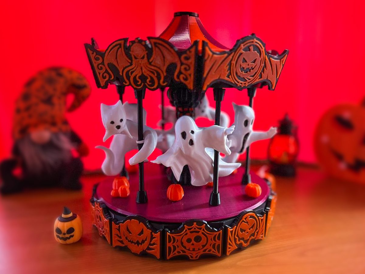 #47 Haunted Halloween Carousel — vue 3
