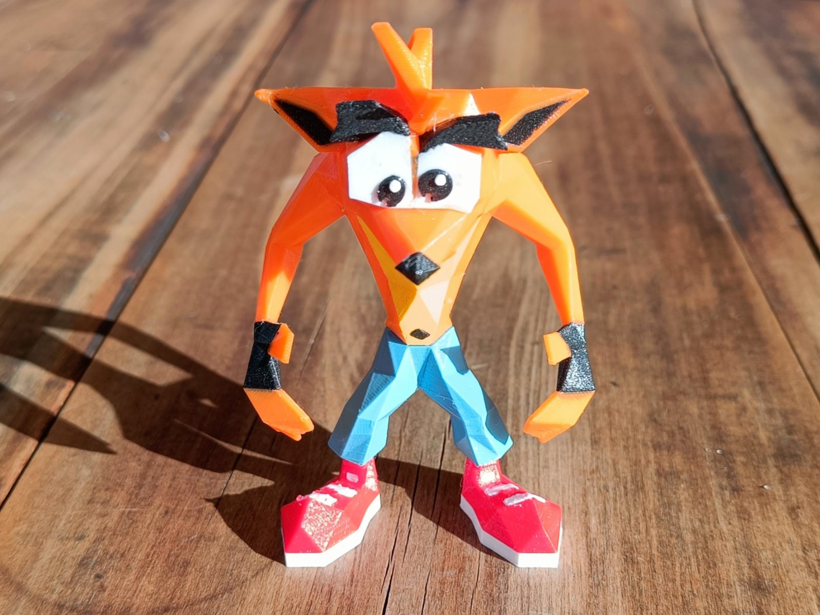 #47 Low poly retro Crash figure — vue 2