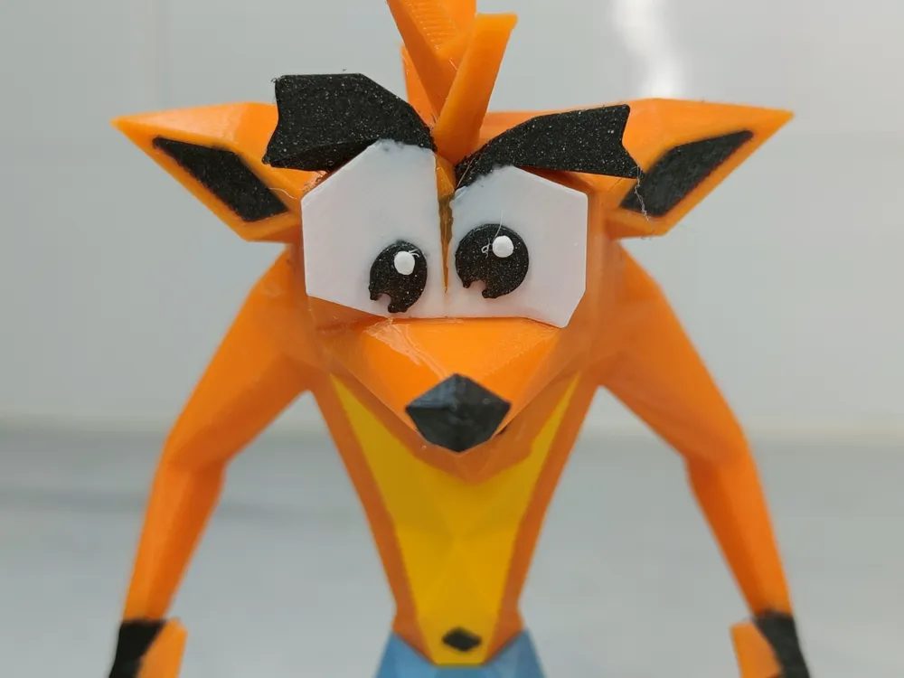 #47 Low poly retro Crash figure — vue 4