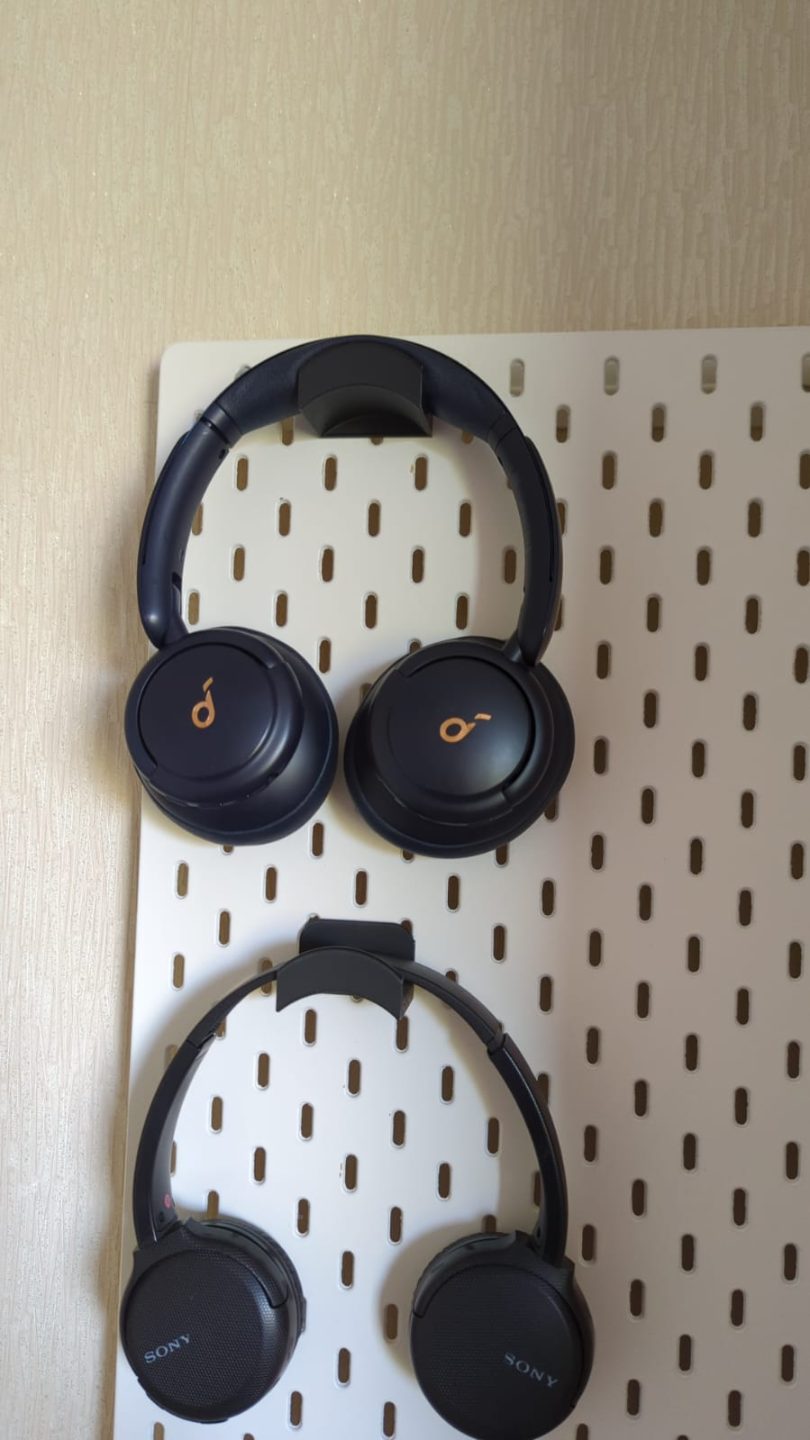 #48 Ikea Skadis Headphone Holder — vue 8