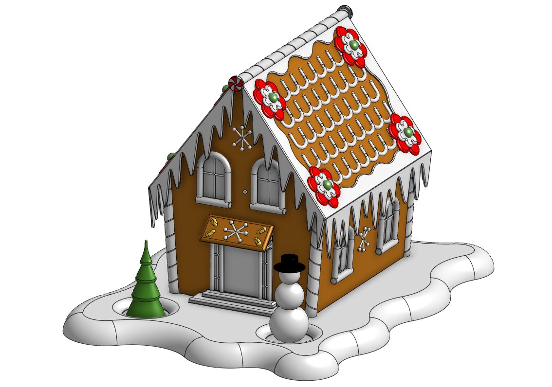 #50 Lebkuchenhaus geeignet zum Beleuchten — vue 9