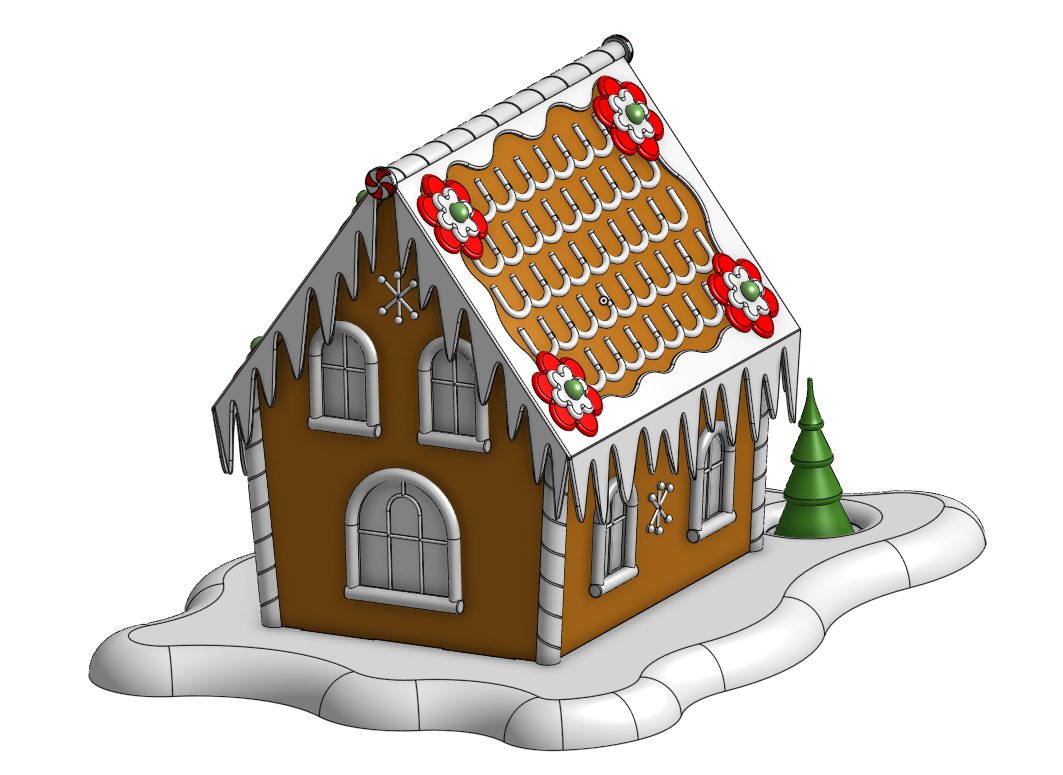 #50 Lebkuchenhaus geeignet zum Beleuchten — vue 11