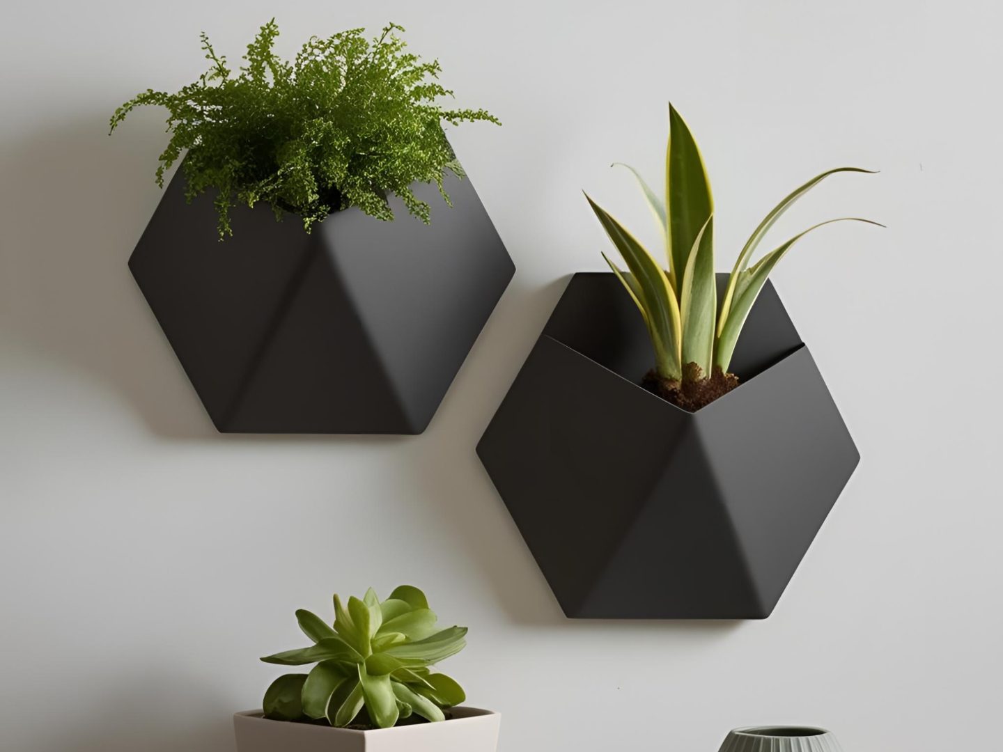 #51 Wall-Mounted Minimalist Plant Pot Stealth — vue 5