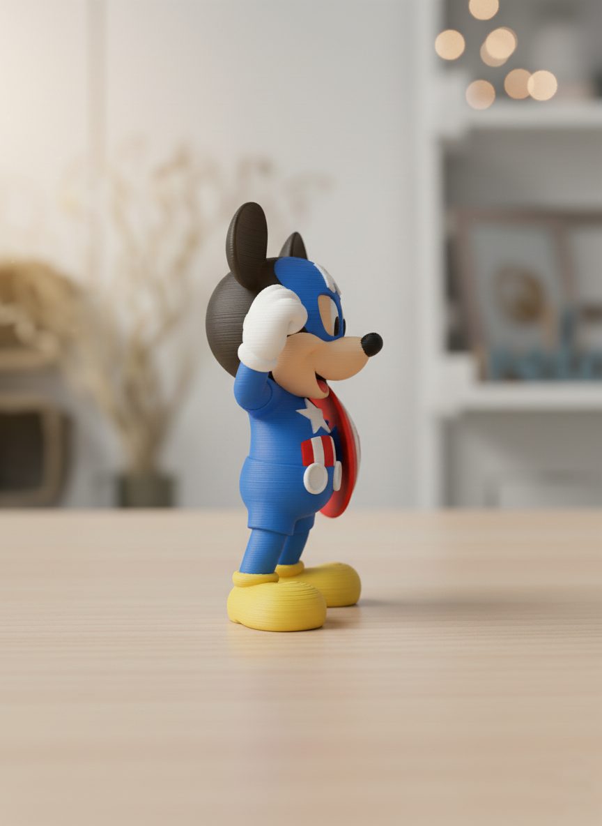 #52 Mickey Mouse Captain America — vue 4