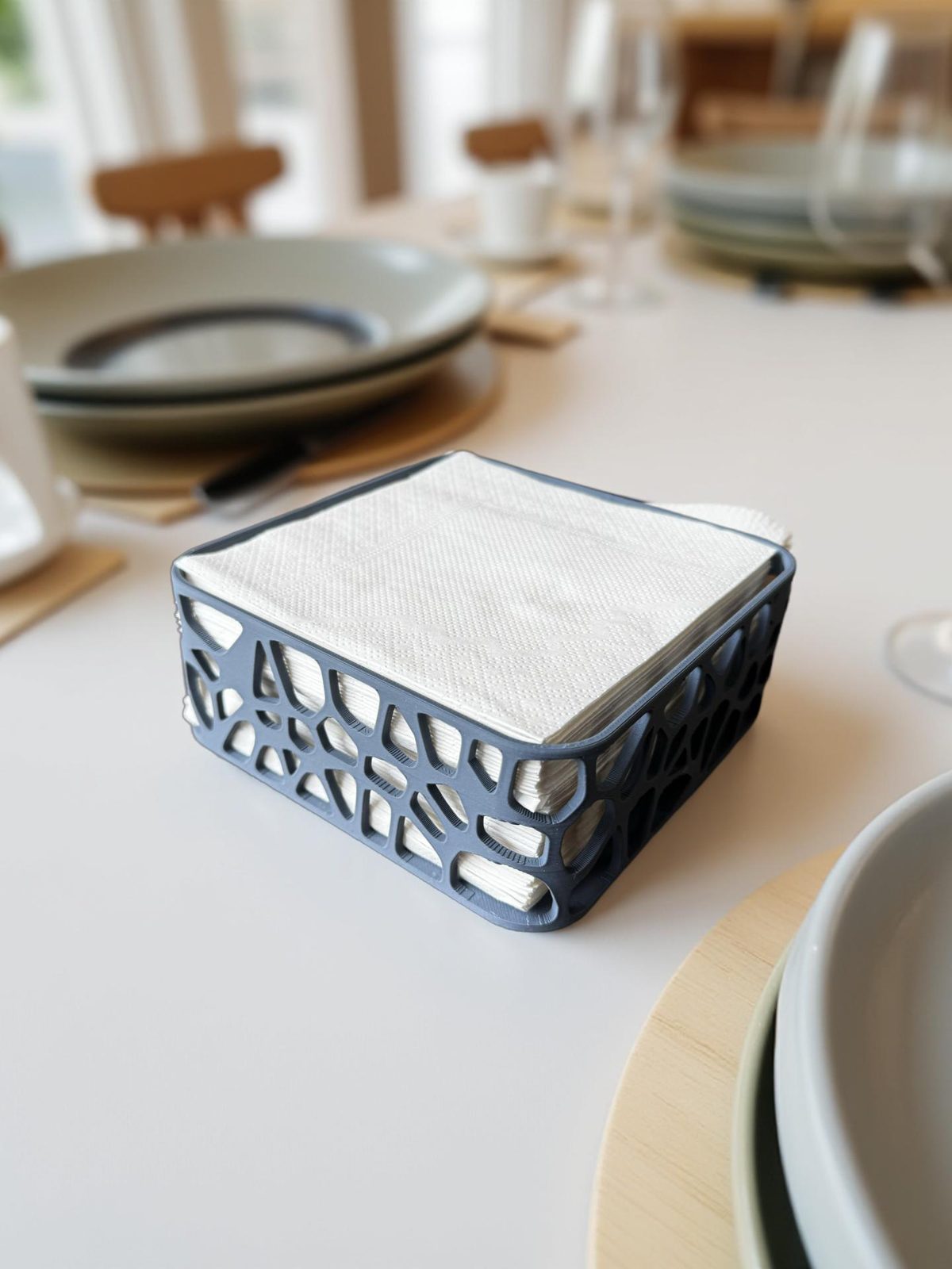 #52 Modern Napkin Holder with Organic Design — vue 9