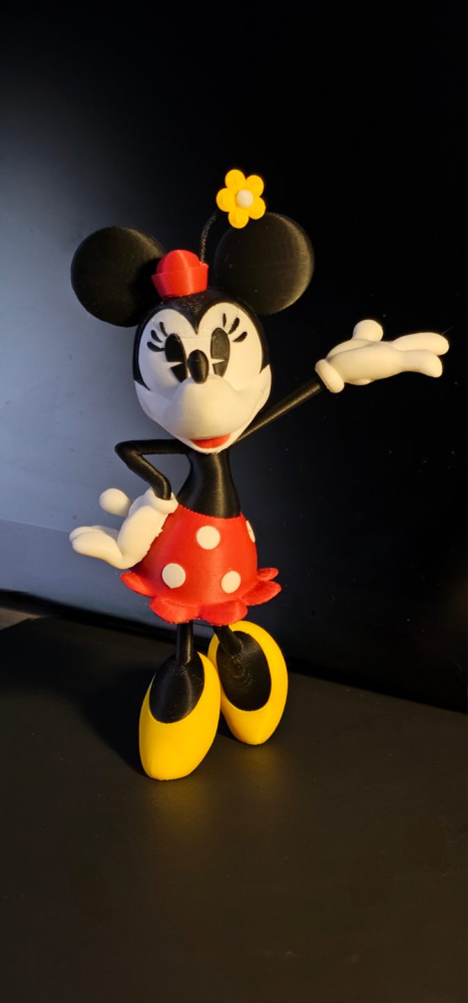#53 MinnieMouse FanArt 16cm tall — vue 4
