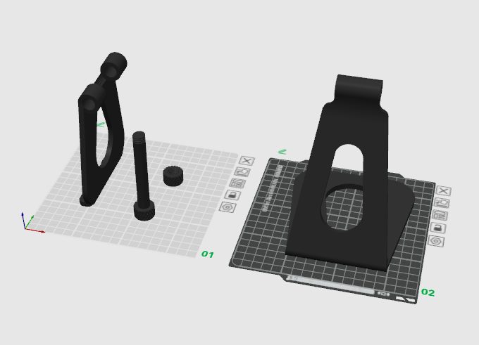 #53 Tiltable Tablet Stand with Locking System — vue 2