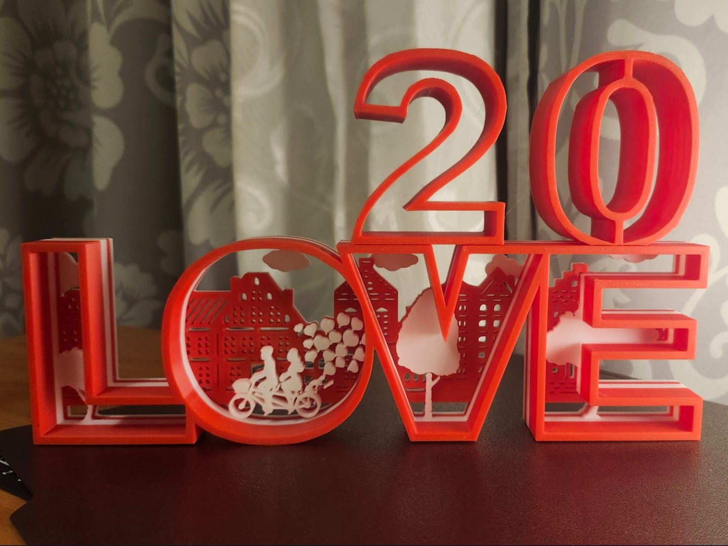 #54 Love sign with anniversary number — vue 7