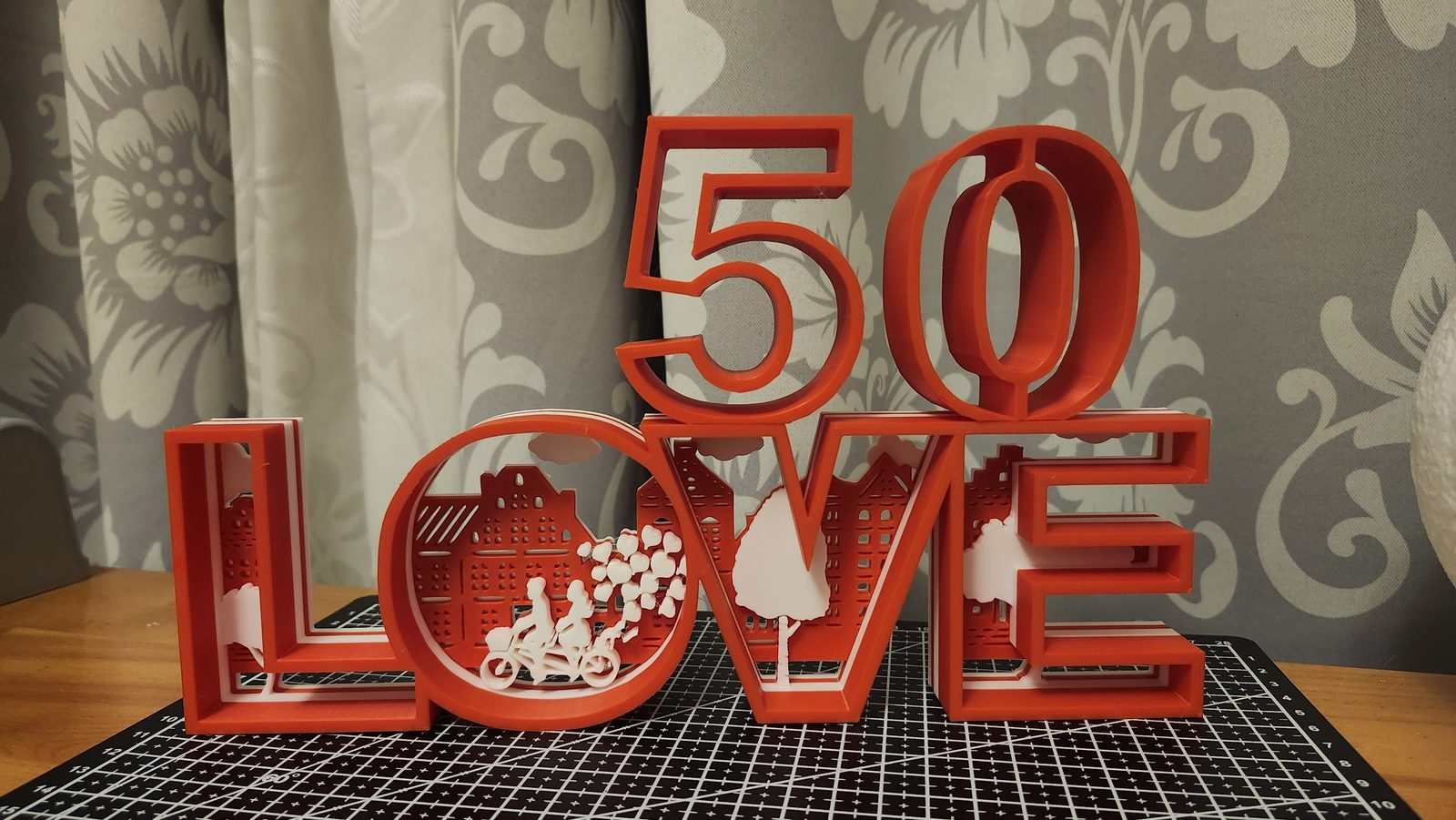 #54 Love sign with anniversary number — vue 12