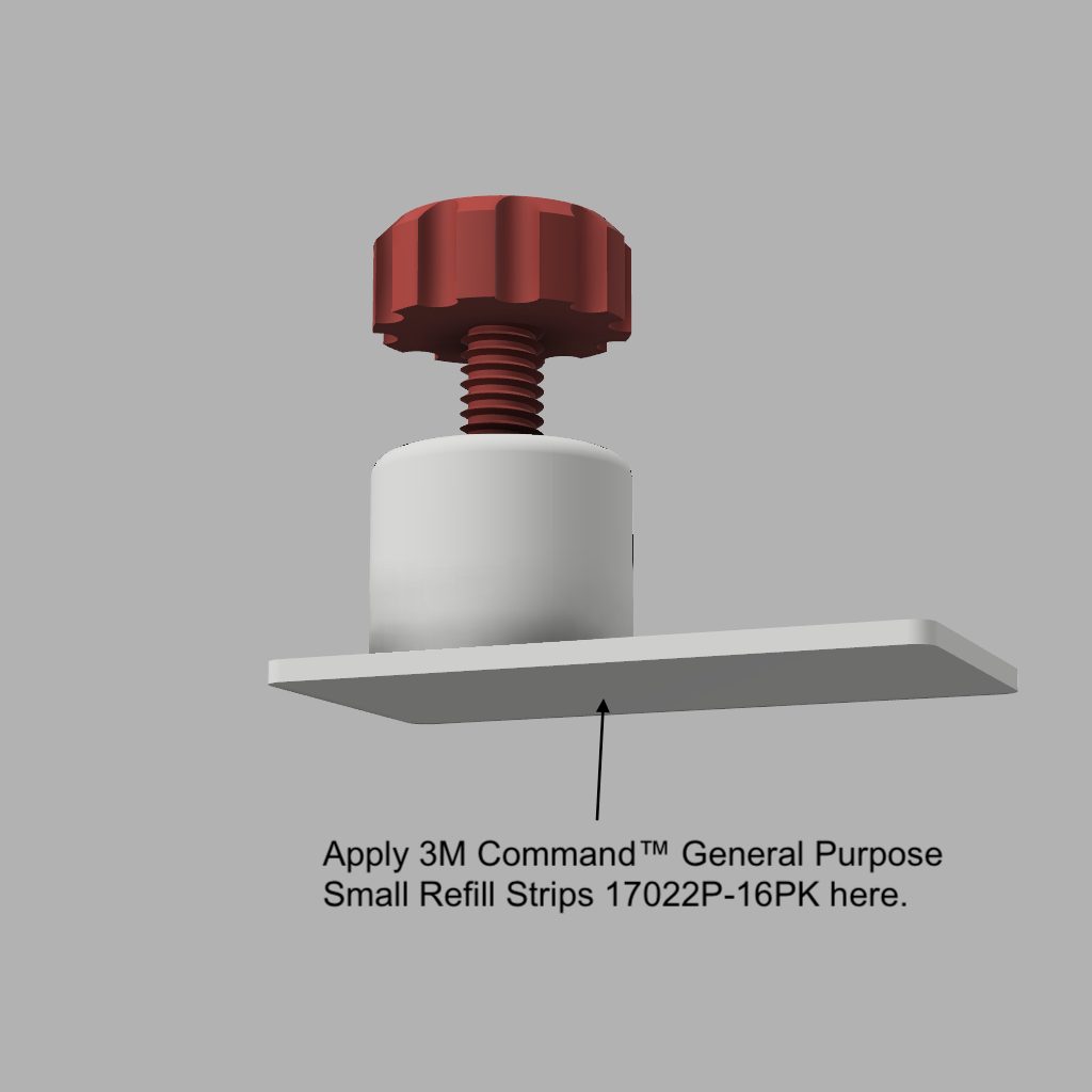 #56 SKÅDIS Wall Mount with 3M Command Strip — vue 14