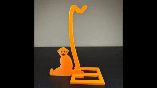 #57 BigTail Monkey Banana Hanger Stand — vue 8