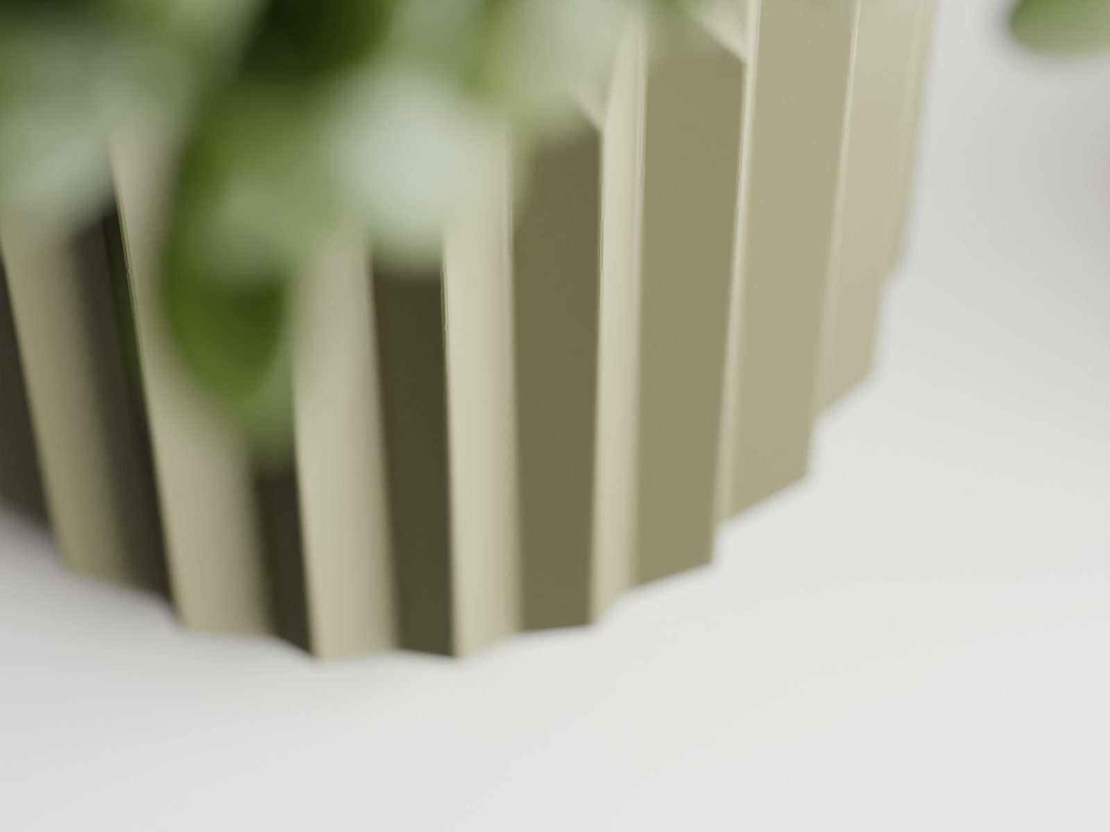#59 Plant Pot Big Ribbed Triangle 1 — vue 7