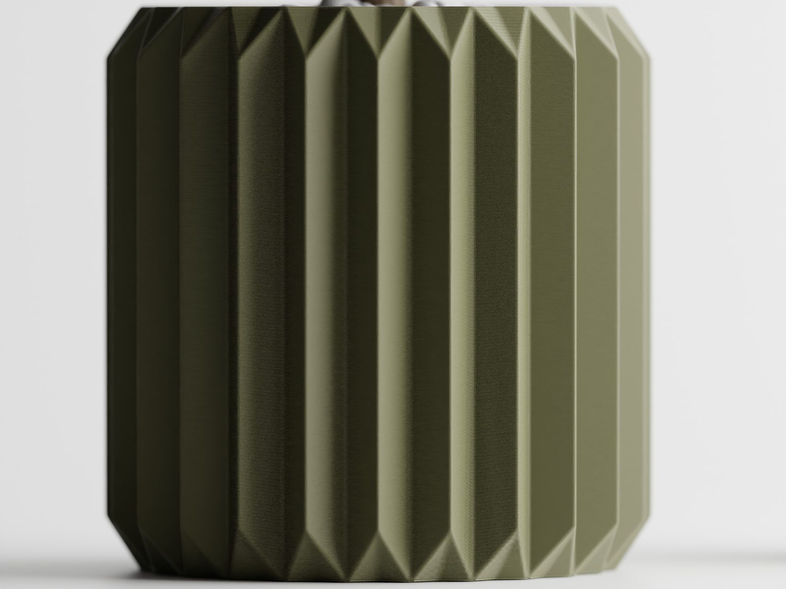 #59 Plant Pot Big Ribbed Triangle 1 — vue 9