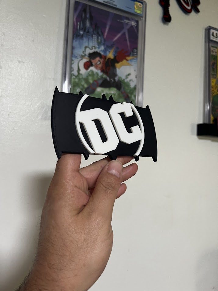 #61 Absolute Batman DC Logo - Bar Magnet - 6 inch — vue 3