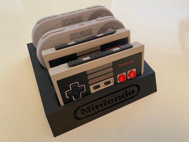 #61 Nintendo NES-SNES Controllers Stand — vue 1
