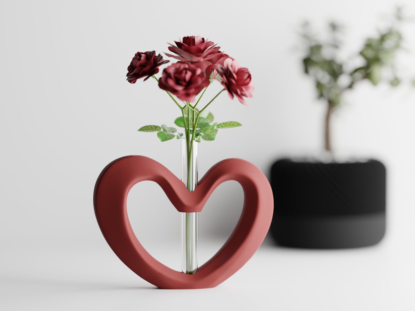 #61 Valentines Heart Vase — vue 4
