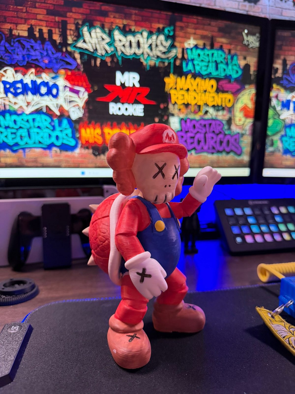 #62 Kaws x Mario – Fusion Tribute by Mr. Rookie — vue 6