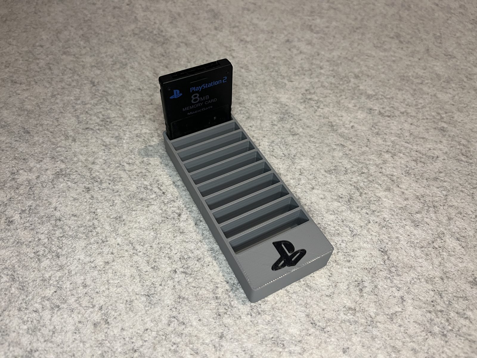 #62 Stand holder for PlayStation PS1 memory card — vue 4