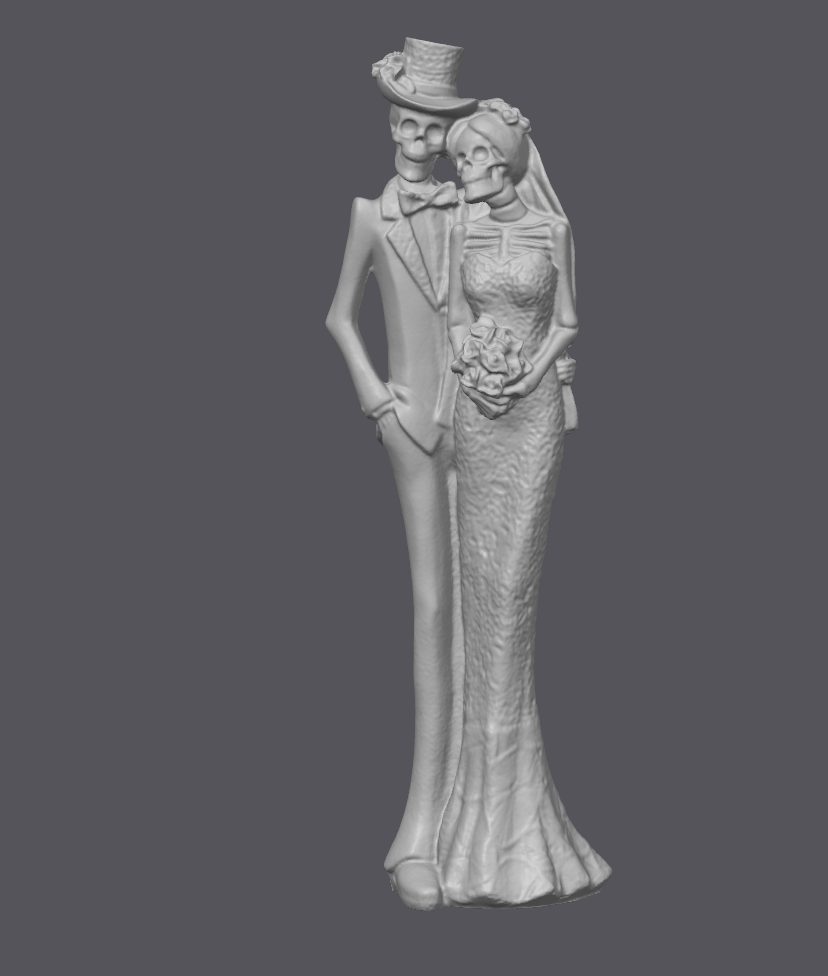 #63 A loving Mexican couple of skeletons ) — vue 5