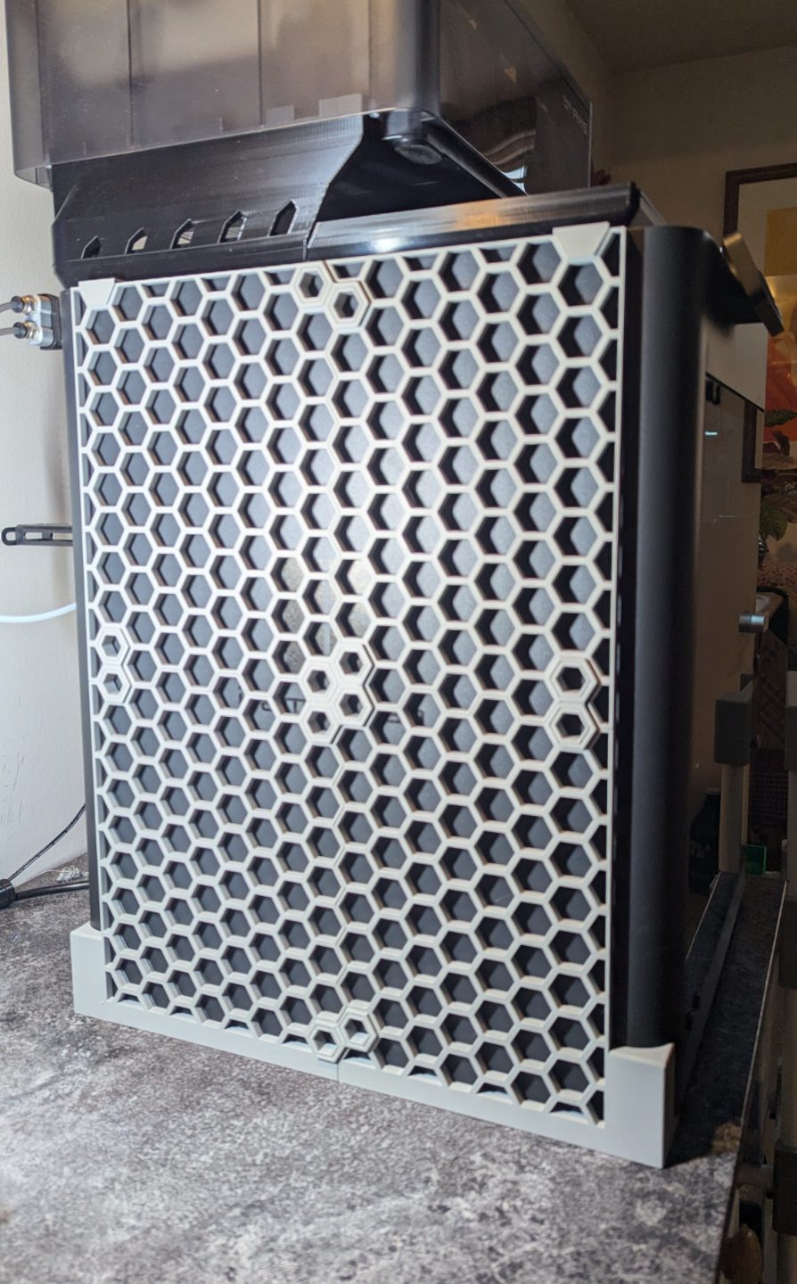 #64 Printer Side Panel Honeycomb Storage Wall — vue 7