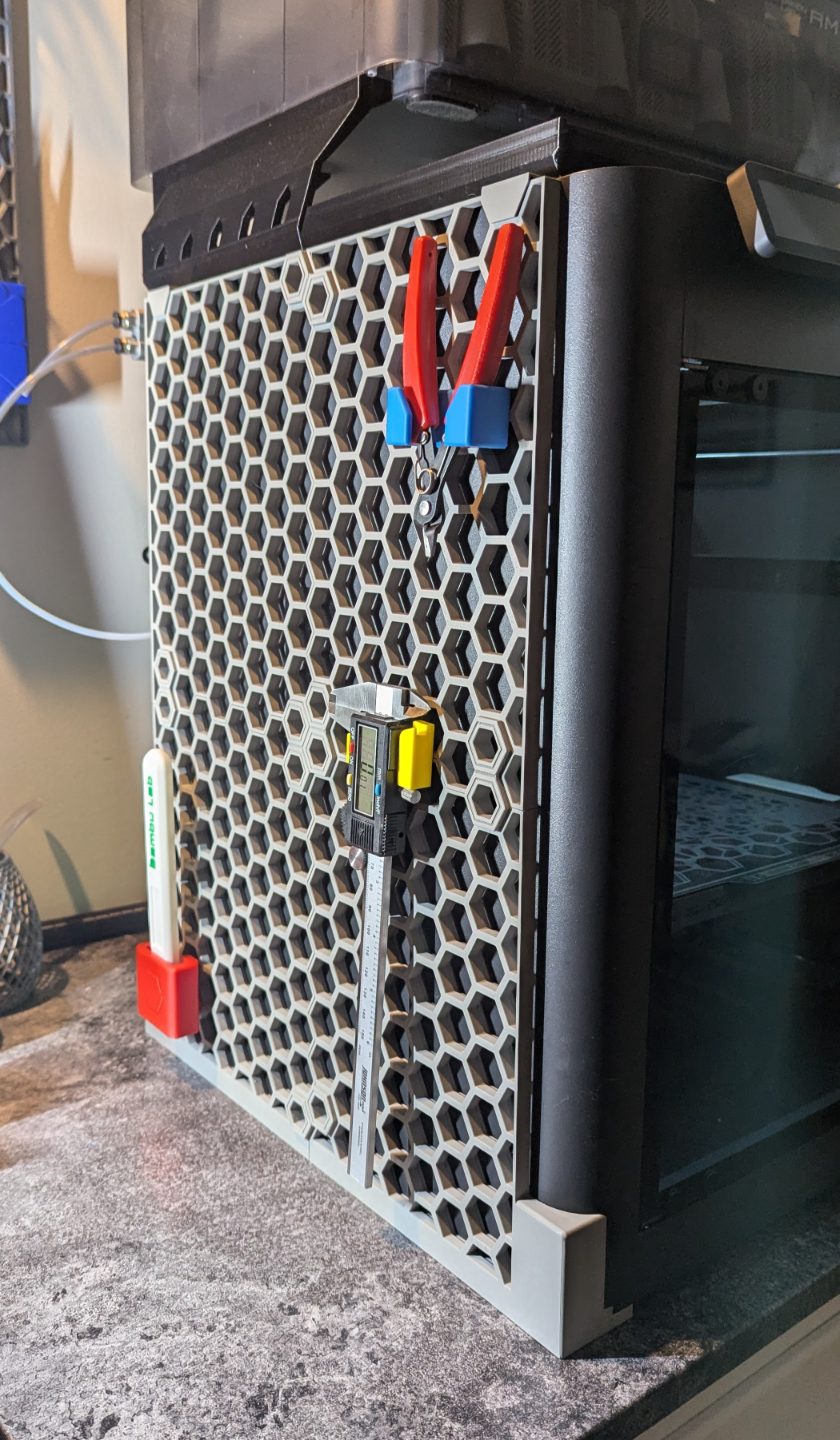 #64 Printer Side Panel Honeycomb Storage Wall — vue 9