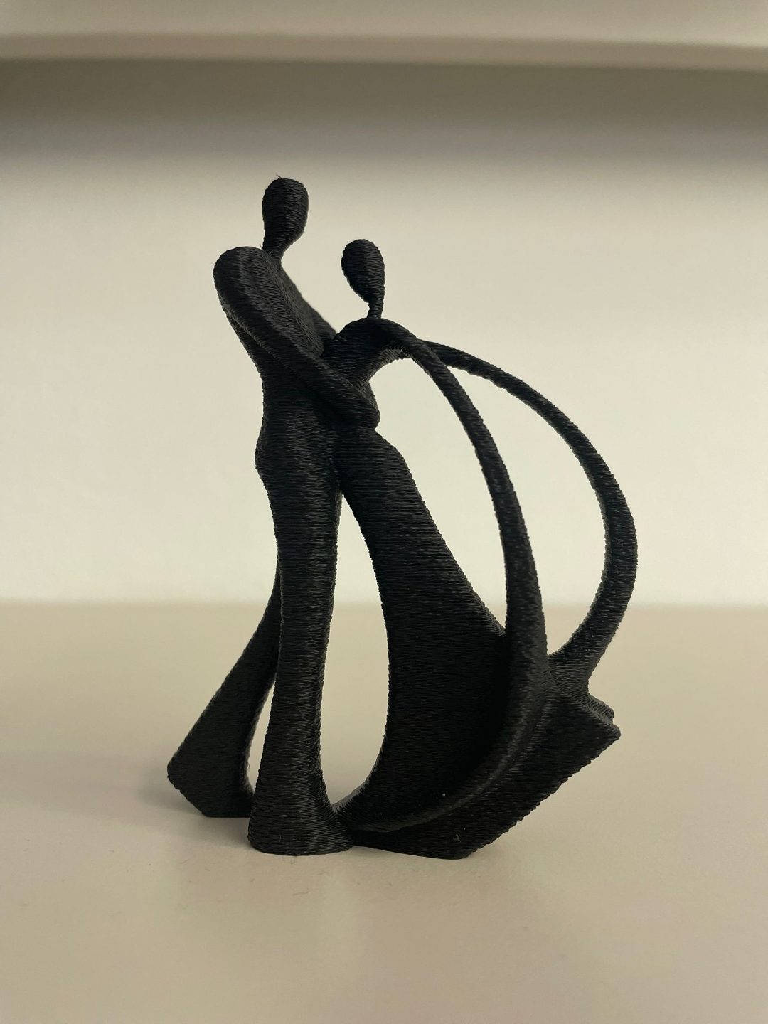 #65 Couple valentine statue — vue 6